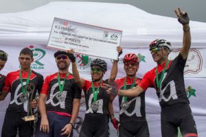 Pereira tercer lugar en ciclomontañismo en Santa Rosa