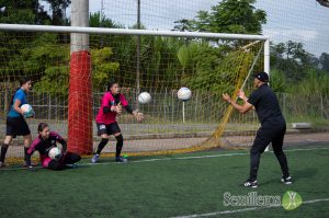 Entreno a arqueras Deportivo Pereira