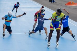 Colombia es potencia en patinaje de carreras