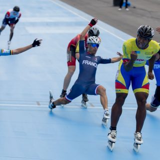 Colombia es potencia en patinaje de carreras
