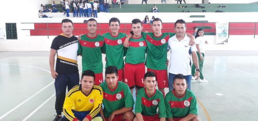 Campeones Fútbol de Salón Masculino Juvenil colegio José María Córdoba
