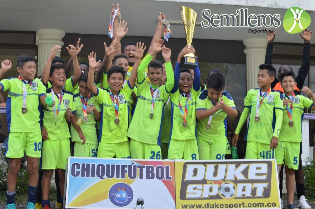 Cantera campeón de la Chiquifútbol 2019