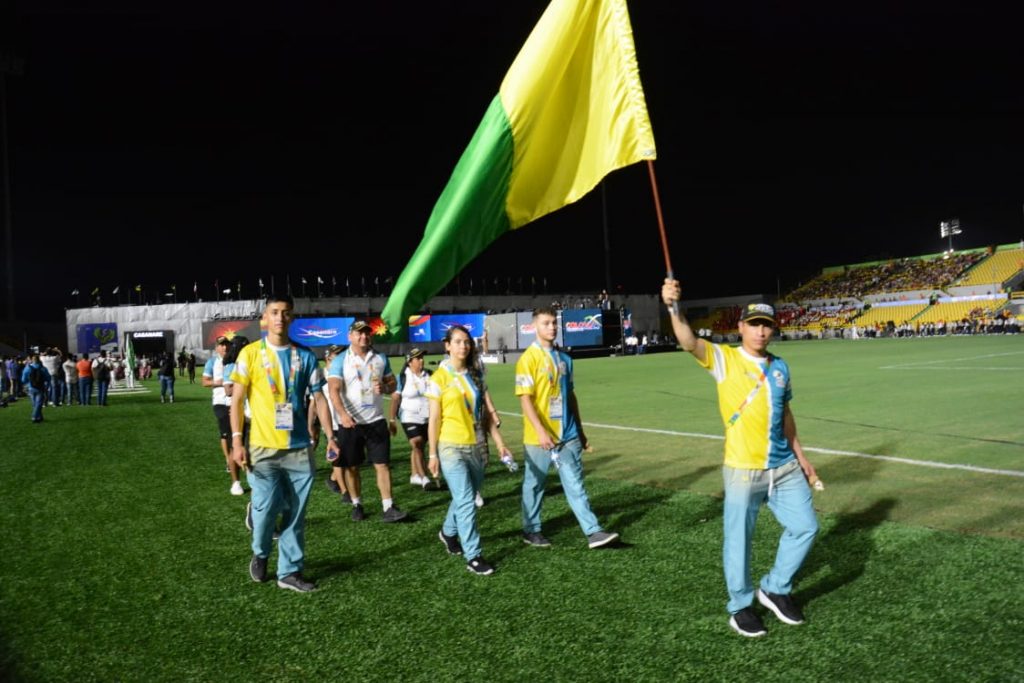 Caldas en la Inauguración de los Juegos Deportivos Nacionales y Paranacionales 2019