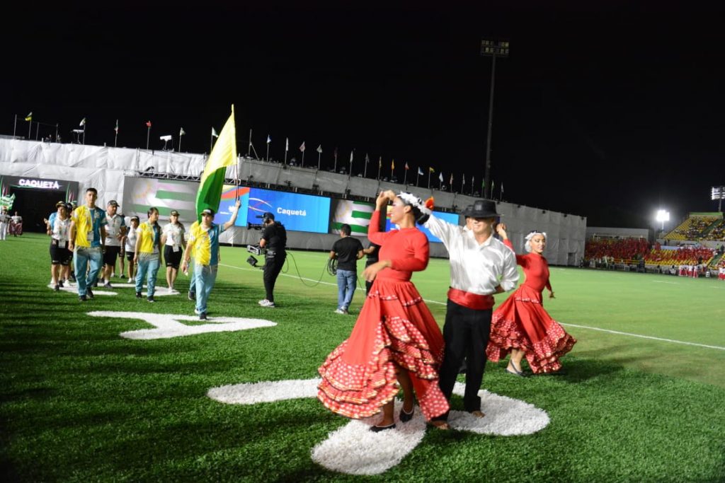 Caldas en la Inauguración de los Juegos Deportivos Nacionales y Paranacionales 2019