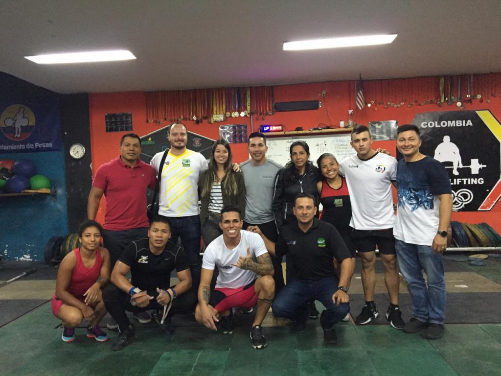 Equipo de levantamiento de pesas del Quindío