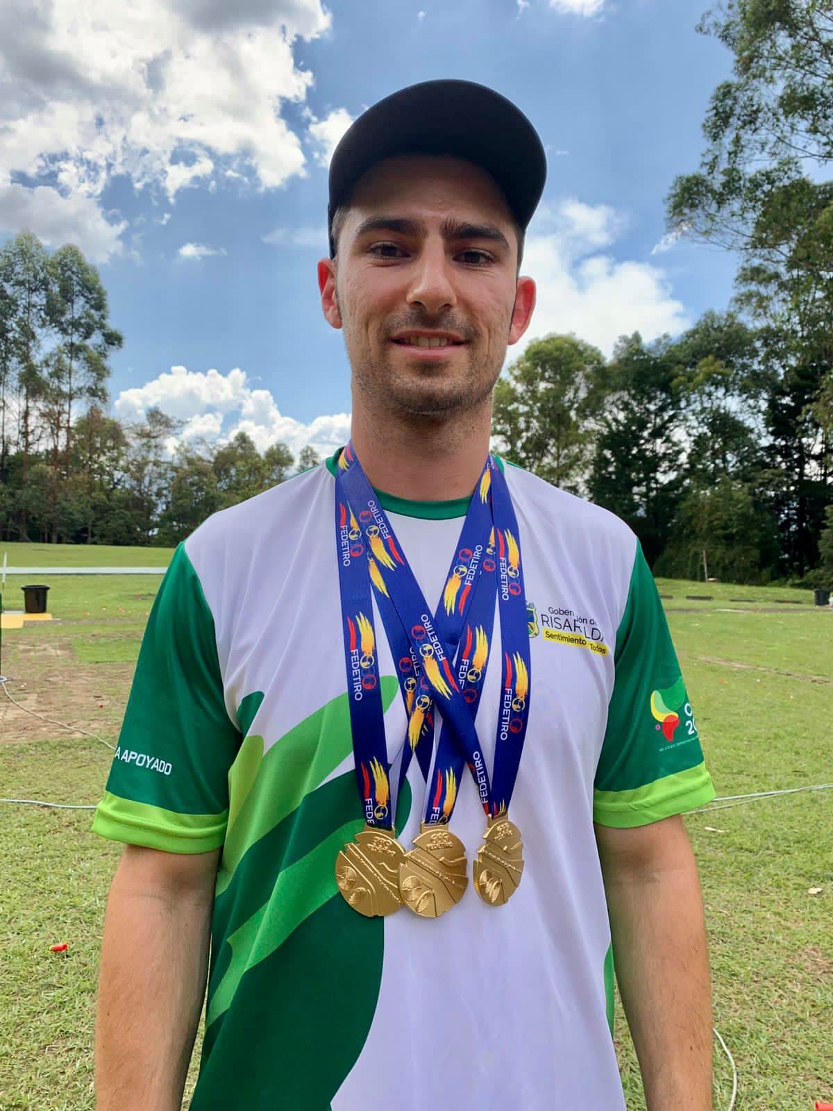 Daniel Pacheco Risaralda Tiro con Escopeta en Nacional de Tiro.