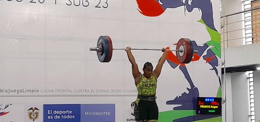 Pesas Caldas Nacional de Pesas Sub 20 y sub 23