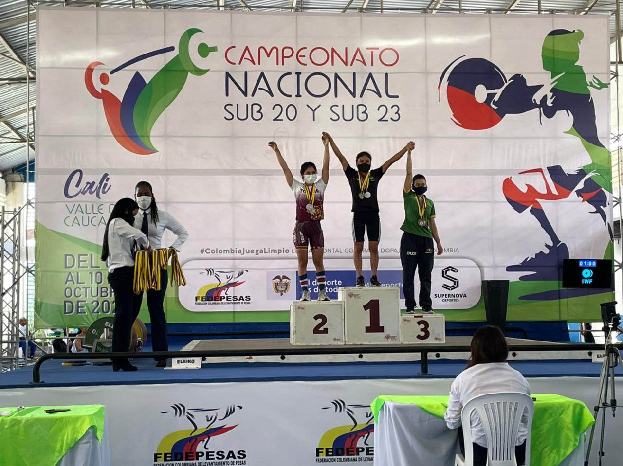 Pesas Quindío Nacional Sub 20 y sub 23