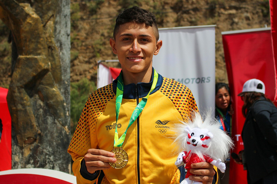 Oro de Juan David Restrepo en los Juegos Bolivarianos de la Juventud