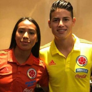 Alejandra Melchor y James Rodriguez